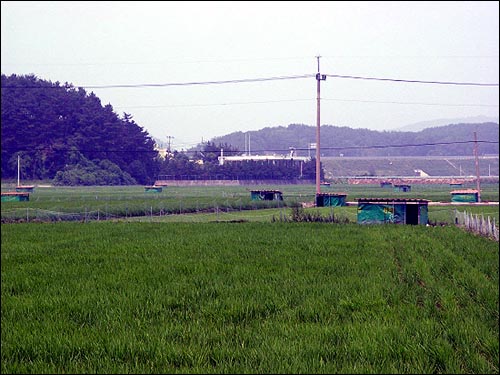 엑스포장 주변은 친환경 농업 단지이다. 